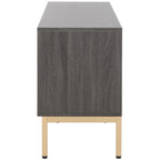 SAFAVIEH Deandra 4-Door Media Stand for Entertainment - Accommodates Up to 65-Inch Flat Screen TV - Dimensions: 60.8" W x 17.7" D x 24.6" H