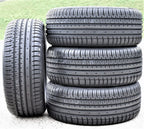 One set of 4(4)255/35R20 ZR 97Y XL A/S performance tires for: 2007-10 Mercedes-Benz S550 4Matic, 2017-18 Audi Q3 Technik