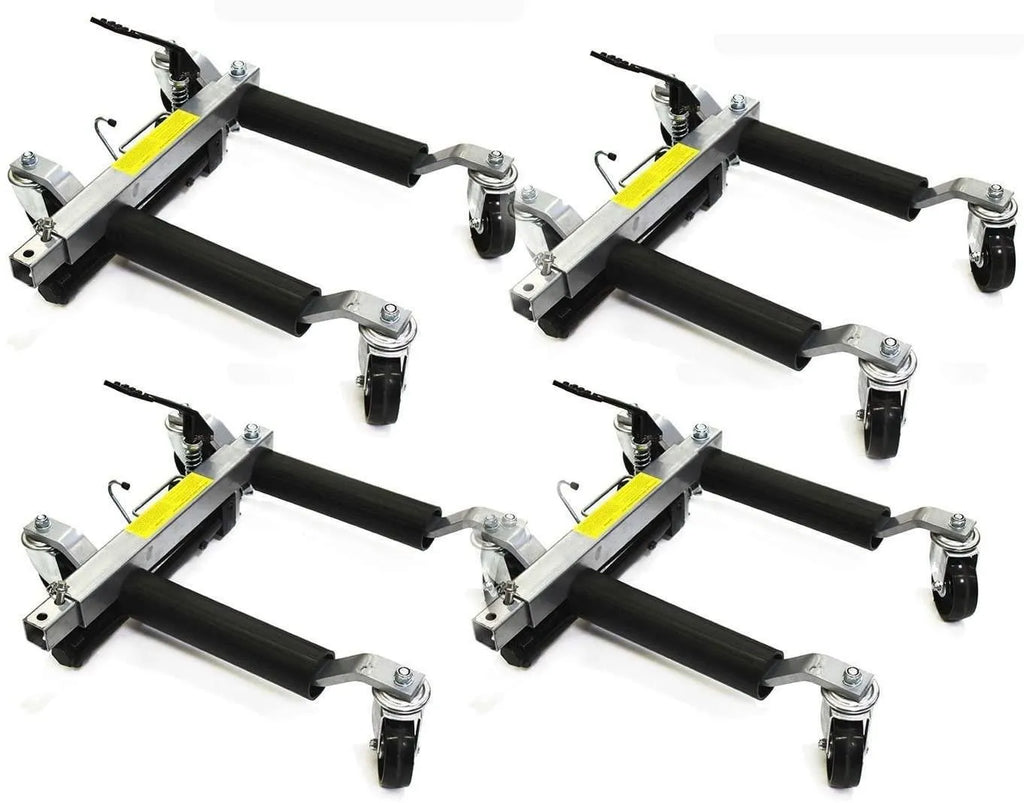 Stark Wheel Dolly Car Skates Vehicle Positioning Hydraulic Tire Jack Truck Rv Trailer Pick Up Dolly Ratcheting Foot Pedal