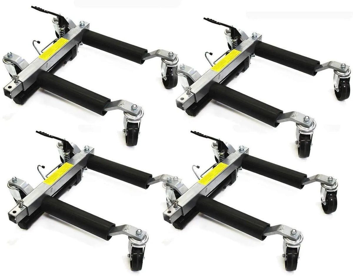 Stark Wheel Dolly Car Skates Vehicle Positioning Hydraulic Tire Jack Truck Rv Trailer Pick Up Dolly Ratcheting Foot Pedal