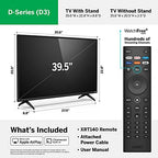 VIZIO 40-inch D-Series Full HD 1080p Smart TV with AMD FreeSync Apple AirPlay