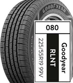 Goodyear Reliant 225/55R19 99V All-Season Tire - MadeInUSA