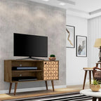Mid-Century Modern Liberty Dual-Shelf TV Console