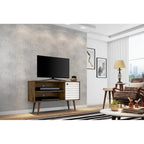 Mid-Century Modern Liberty Dual-Shelf TV Console