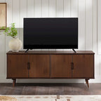 Mid-Century Modern Solid Wood TV Console by Middlebrook