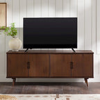Mid-Century Modern Solid Wood TV Console by Middlebrook