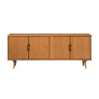 Mid-Century Modern Solid Wood TV Console by Middlebrook