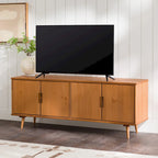 Mid-Century Modern Solid Wood TV Console by Middlebrook