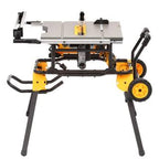 15 Amp Corded 10 in. Job Site Table Saw with Rolling Stand DWE7491RS