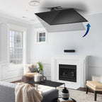 Electric Ceiling TV Mount, 37 70", Motorized, App Control, Black