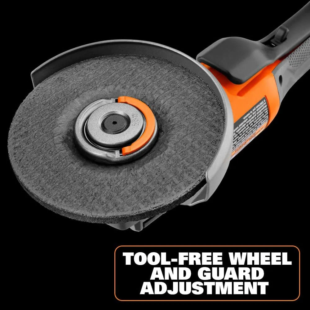 18V Brushless Cordless 4-1/2 in. Paddle Angle Grinder with (2) 4.0 Ah Batteries, Charger, and Bag -AC93044SBN
