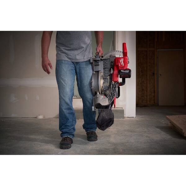 M18 FUEL 18V Lithium - Ion Brushless Cordless 10 In. Dual Bevel Sliding Compound Miter Saw with Stand (Tool - Only)