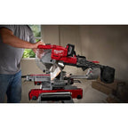 M18 FUEL 18V Lithium - Ion Brushless Cordless 10 In. Dual Bevel Sliding Compound Miter Saw with Stand (Tool - Only)