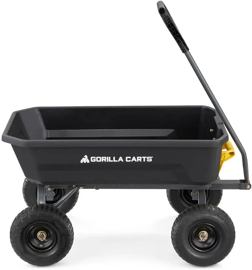 7GCG-NF Heavy-Duty Poly Dump Garden Cart, 7 Cu. Ft., 1,200-Lb. Capacity