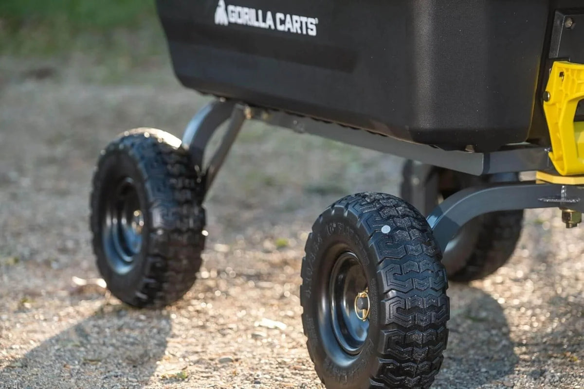 7GCG-NF Heavy-Duty Poly Dump Garden Cart, 7 Cu. Ft., 1,200-Lb. Capacity
