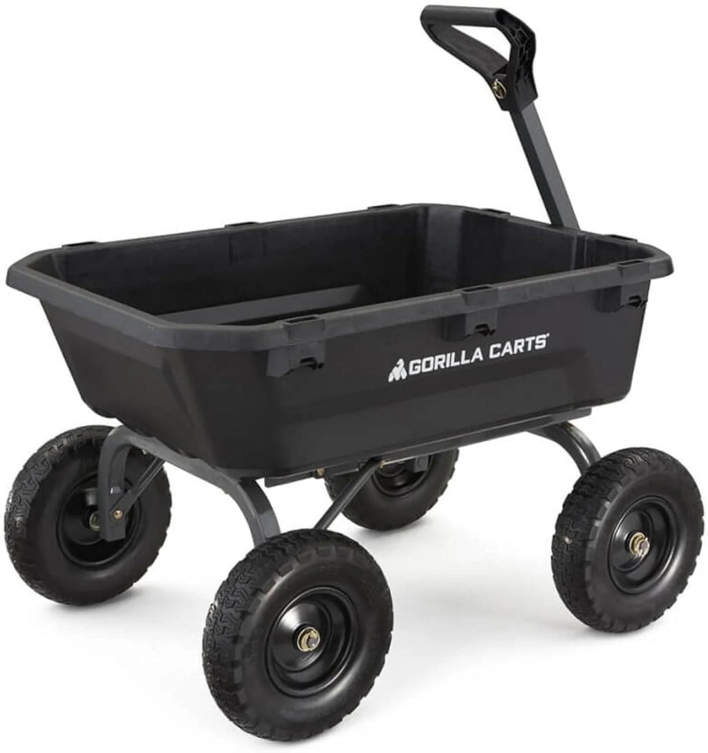 7GCG-NF Heavy-Duty Poly Dump Garden Cart, 7 Cu. Ft., 1,200-Lb. Capacity