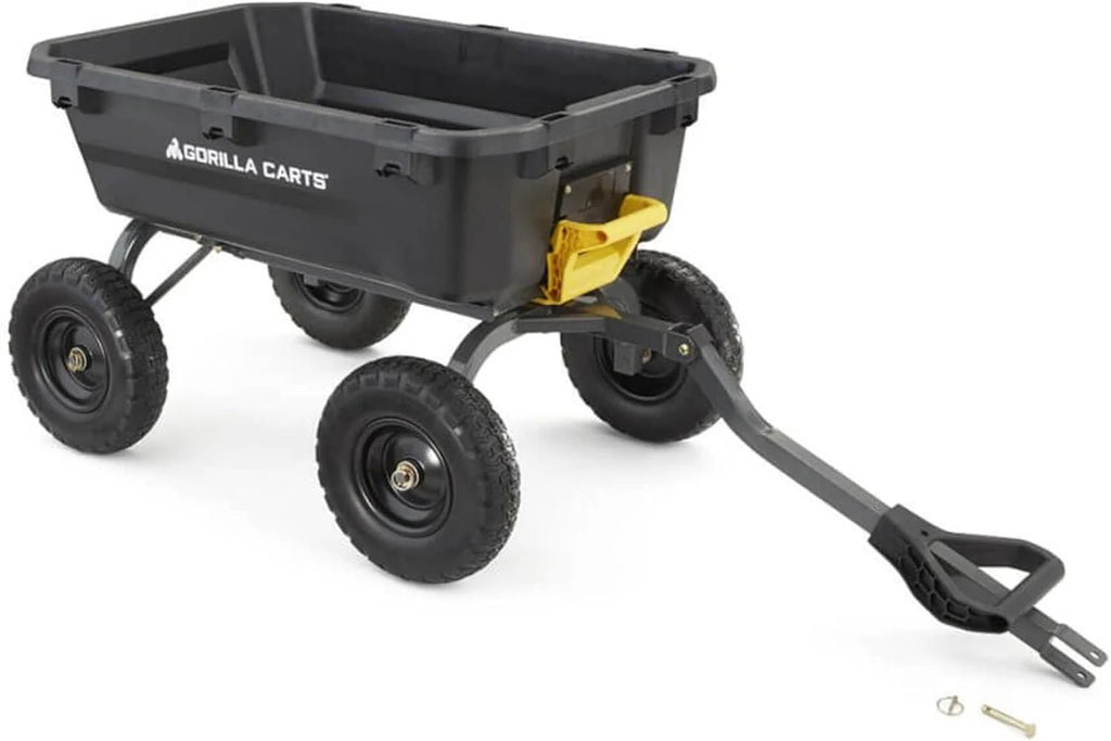 7GCG-NF Heavy-Duty Poly Dump Garden Cart, 7 Cu. Ft., 1,200-Lb. Capacity