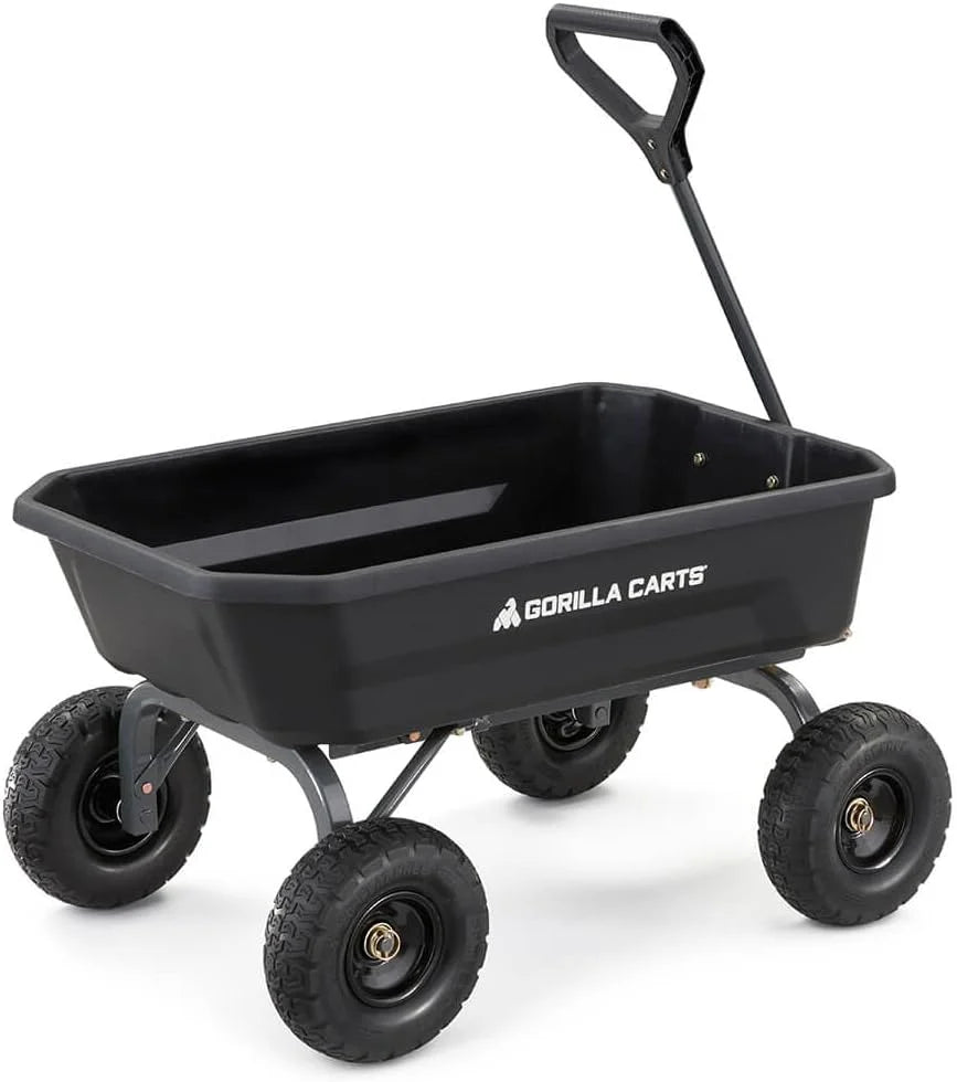 7GCG-NF Heavy-Duty Poly Dump Garden Cart, 7 Cu. Ft., 1,200-Lb. Capacity