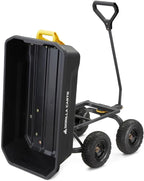 7GCG-NF Heavy-Duty Poly Dump Garden Cart, 7 Cu. Ft., 1,200-Lb. Capacity