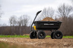 7GCG-NF Heavy-Duty Poly Dump Garden Cart, 7 Cu. Ft., 1,200-Lb. Capacity