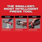 Milwaukee M18 FORCE LOGIC crimping tool with ONE-KEY and 1/2