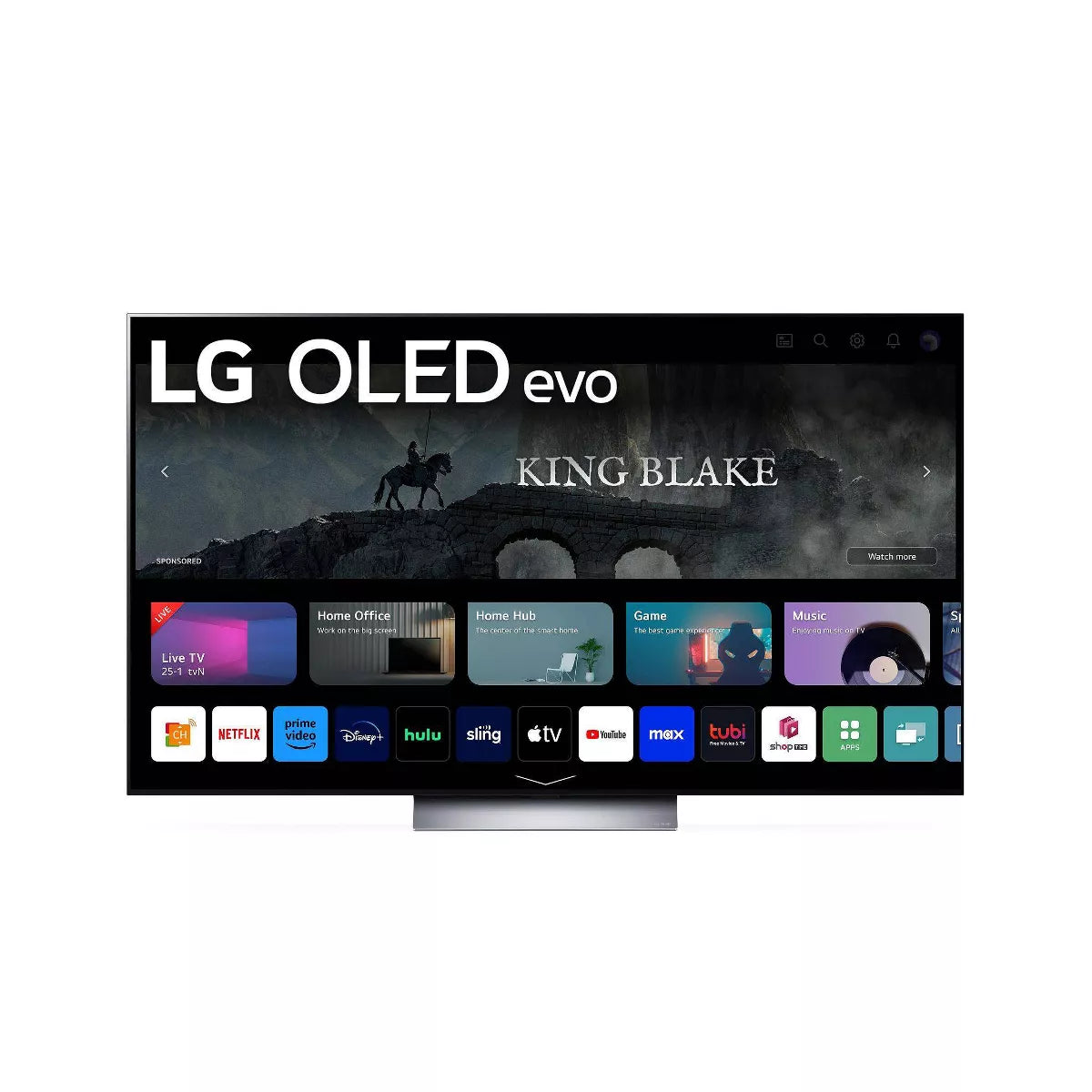 evo 65 4K UHD Smart TV with Dolby Vision & Atmos, Gaming Mode, AI Processor, Built-in