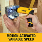 8V MAX Cordless Gyroscopic Screwdriver with Adjustable Handle. (2) 1.0Ah Batteries. Charger. and Bag
