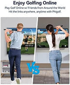 Home Golf Game Simulator: Enjoy Interactive Golf with Motion Sensor & Swing Stick for Indoor & Outdoor Fun 38,000+ Courses Worldwide, Compatible with Android, iOS, App & E6 Connect