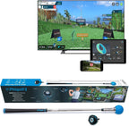 Home Golf Game Simulator: Enjoy Interactive Golf with Motion Sensor & Swing Stick for Indoor & Outdoor Fun 38,000+ Courses Worldwide, Compatible with Android, iOS, App & E6 Connect