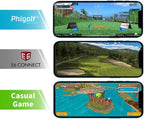 Home Golf Game Simulator: Enjoy Interactive Golf with Motion Sensor & Swing Stick for Indoor & Outdoor Fun 38,000+ Courses Worldwide, Compatible with Android, iOS, App & E6 Connect