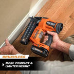 RIDGID 18V Brushless Cordless Nailer Combo Kit with Brad & Finish Nailers, Battery & Charger