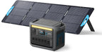Portable Power Station 1800W (2400W Peak) Solar Generator 58 Minutes to Fully Charge