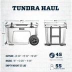 YETI Tundra Haul Wheeled Cooler, Navy