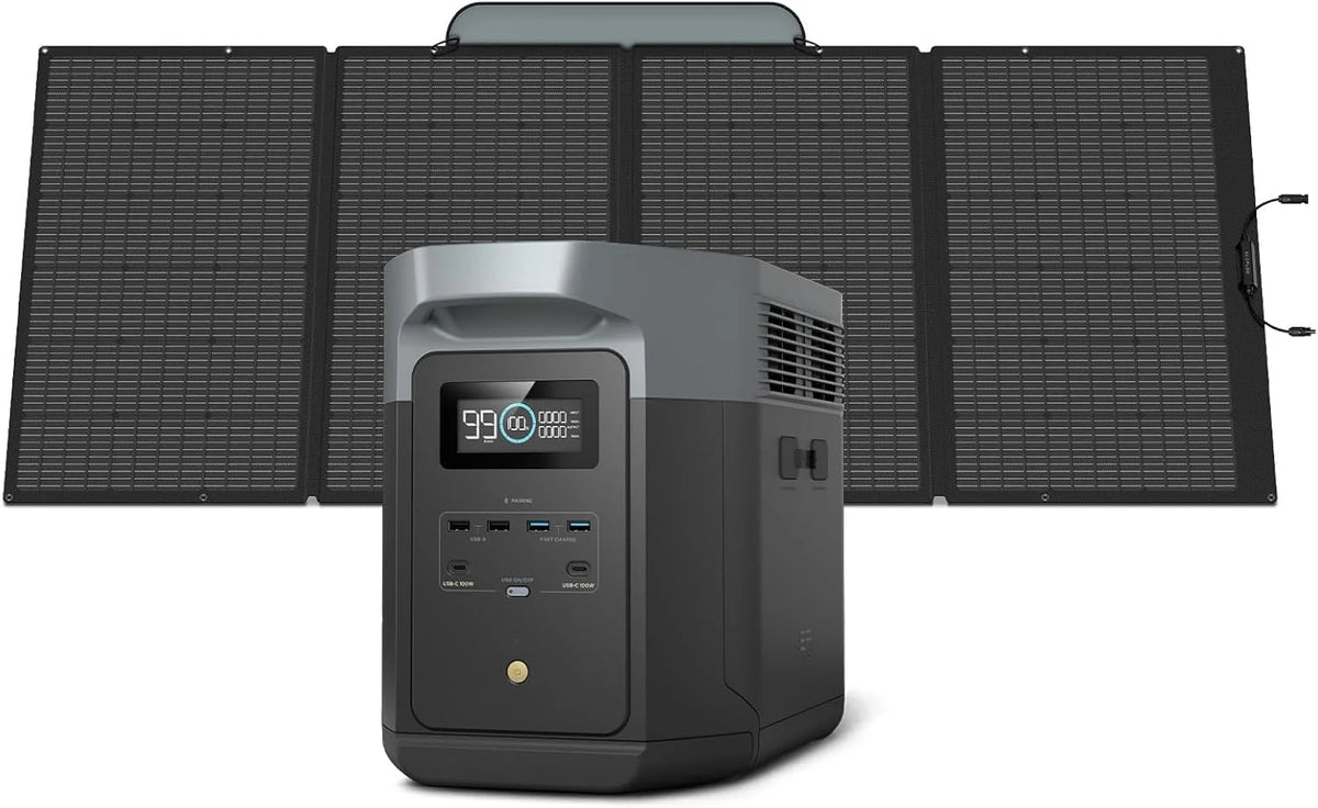Portable Power Station –2400W Solar Generator