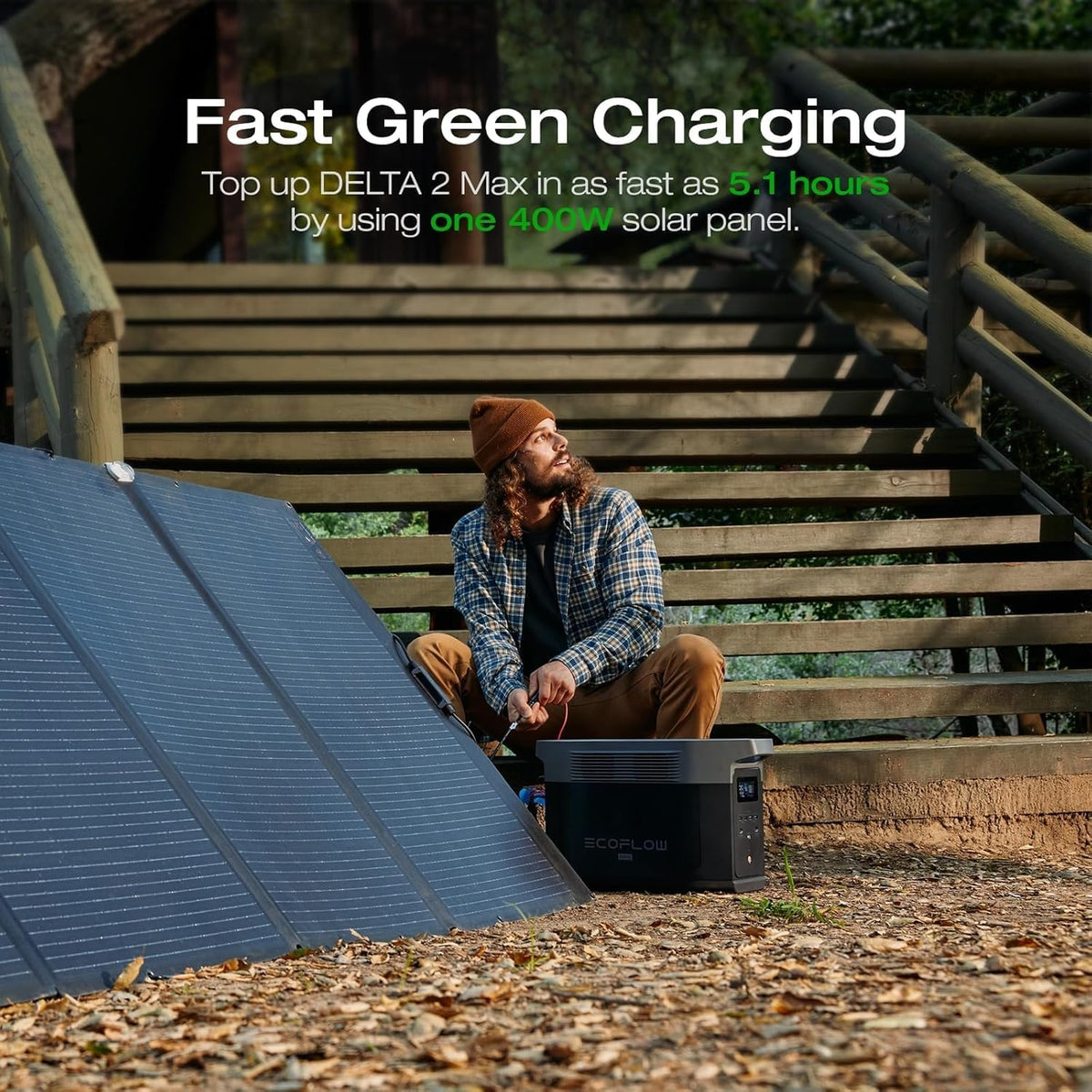 Portable Power Station –2400W Solar Generator