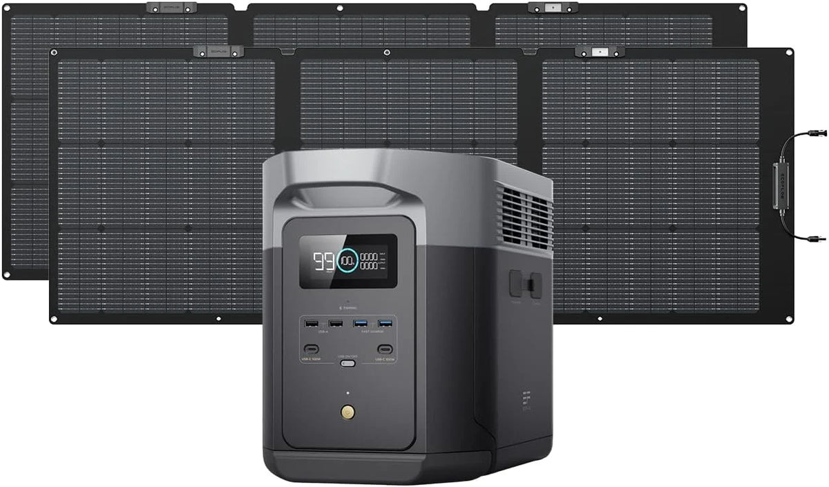 Portable Power Station –2400W Solar Generator