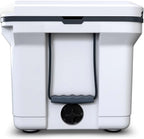 60 QT Ultra-Light Injection Molded Cooler - Ice Chest Keeps Ice up to 7 Days - Large Cooler Includes Wire Basket, Divider and Built-in Bottle Opener