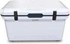 60 QT Ultra-Light Injection Molded Cooler - Ice Chest Keeps Ice up to 7 Days - Large Cooler Includes Wire Basket, Divider and Built-in Bottle Opener