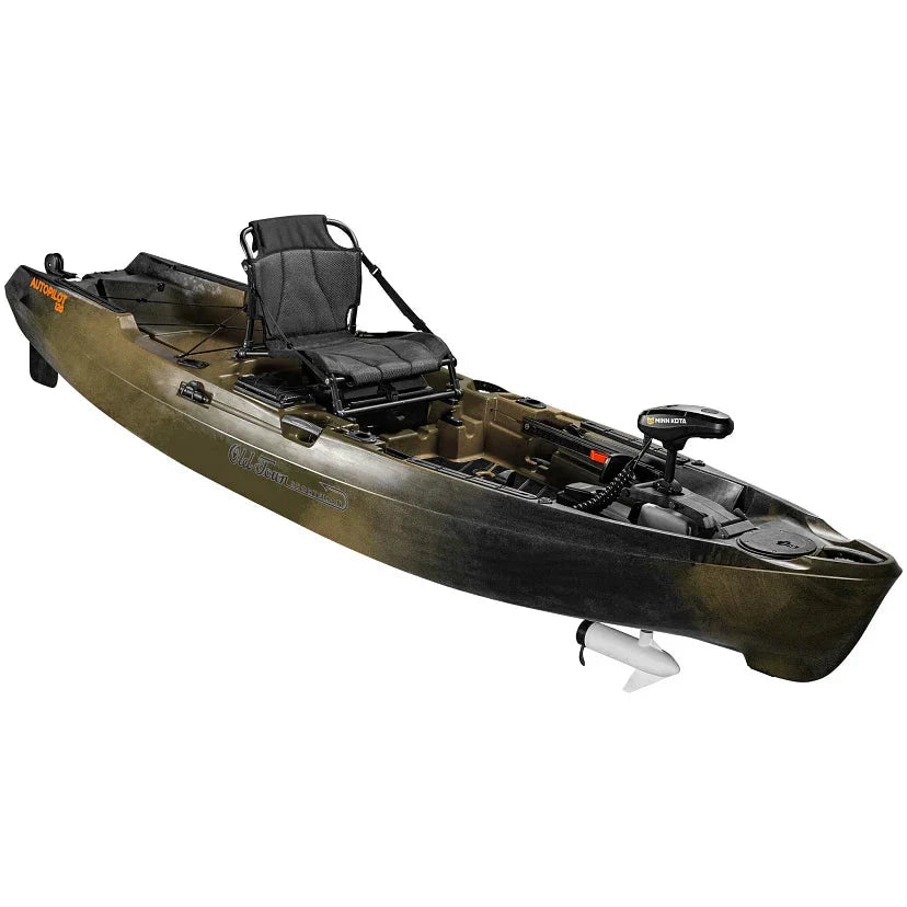Old Town Sportsman AutoPilot 120 Motorized Fishing Kayak with Minn Kota Trolling Motor - 12-ft