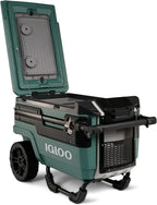 70Qt Wheeled Cooler Insulated Hard Shell Ice Chest