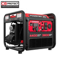 PowerSmart 4400W Inverter Generator Gas Fuel Powered , CO Detect, Home Backup/Outdoor Use 62lbs EPA