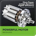 Greenworks 40V 16" Brushless Cordless Chainsaw, 4.0Ah Battery and Charger Included