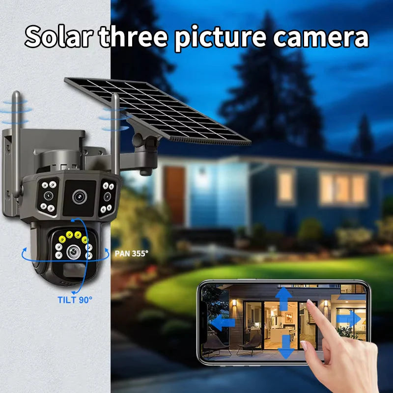 V41 4G 8MP Outdoor Solar Security Camera