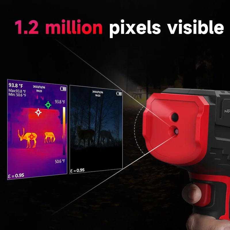 NOYAFA NF-521 Infrared Thermal Camera Industrial Thermal Imaging High Resolution Pixel Handheld Temperature Imaging Imager Used in Various Fields with 2.4 TFT LCD Display
