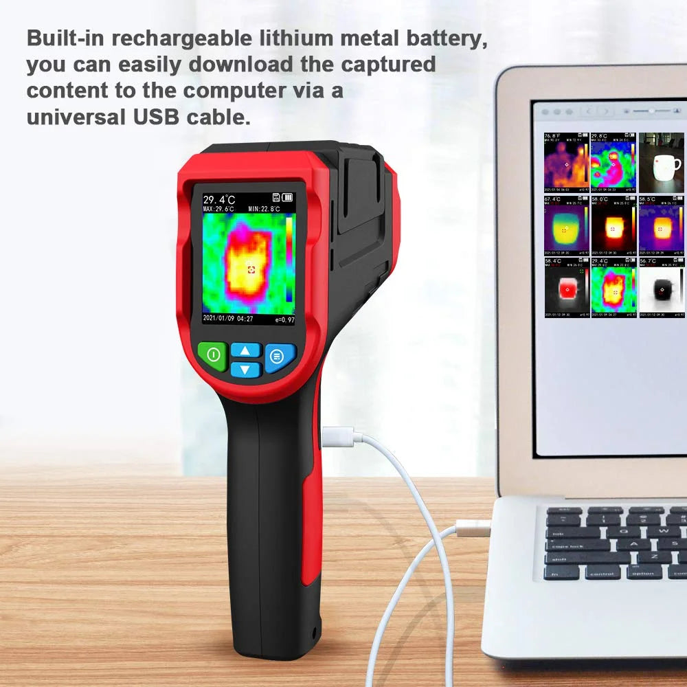 NOYAFA NF-521 Infrared Thermal Camera Industrial Thermal Imaging High Resolution Pixel Handheld Temperature Imaging Imager Used in Various Fields with 2.4 TFT LCD Display