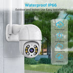 A8 White PTZ 1080P Smart Security Camera