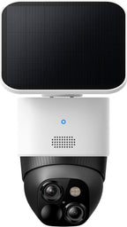 eufy Security – SoloCam S340 Outdoor Wireless 3k Security Camera with Dual Lens – White