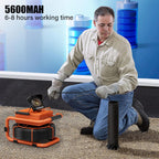 Sewer Inspection Camera, 100FT, DVR, Audio, 4.3" Screen