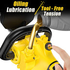 2-in-1 Brushless Pole Saw & Mini Chainsaw, IMOUMLIVE 8" Cutting Cordless Power Pole Saw for Wood Cutting, Trimming