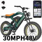3000W(Peak) Motor 35MPH SMARTRAVEL ST202 Electric Dirt Bike for Adults, 52V50AH Dual Battery Ebike, 92+ Miles Range